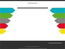Tablet Screenshot of motivate.net